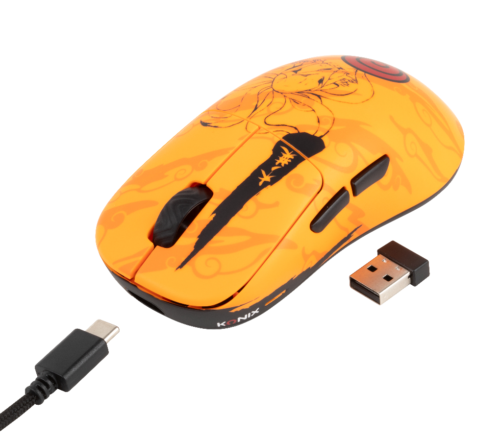 Konix Naruto 80389000014 mouse Gaming Right-hand RF Wireless + USB Type-C 26000 DPI – image 5