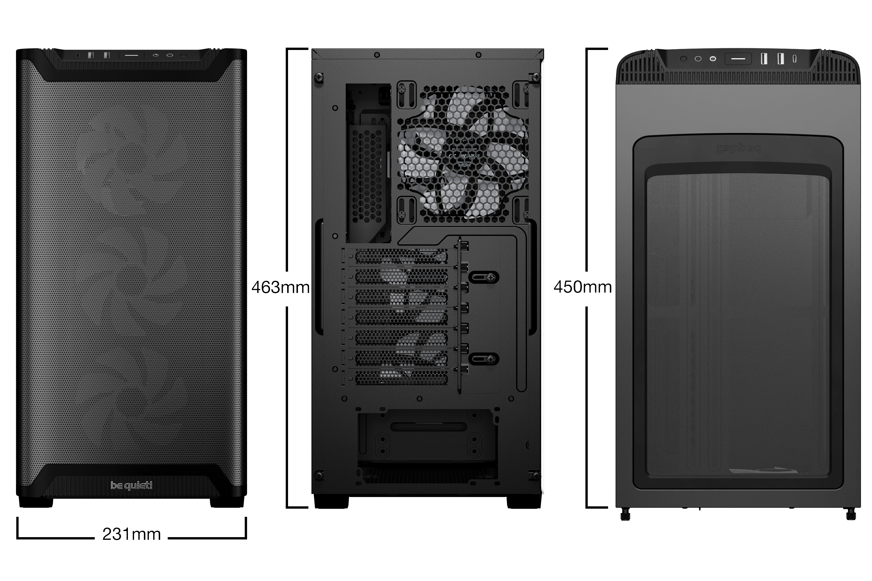 be quiet! Pure Base 501 LX Black Midi Tower image 2
