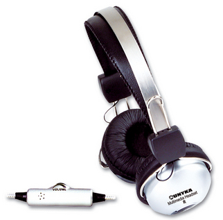 UNYKAch UK-916 Headset Wired Head-band Black, Silver – image 3