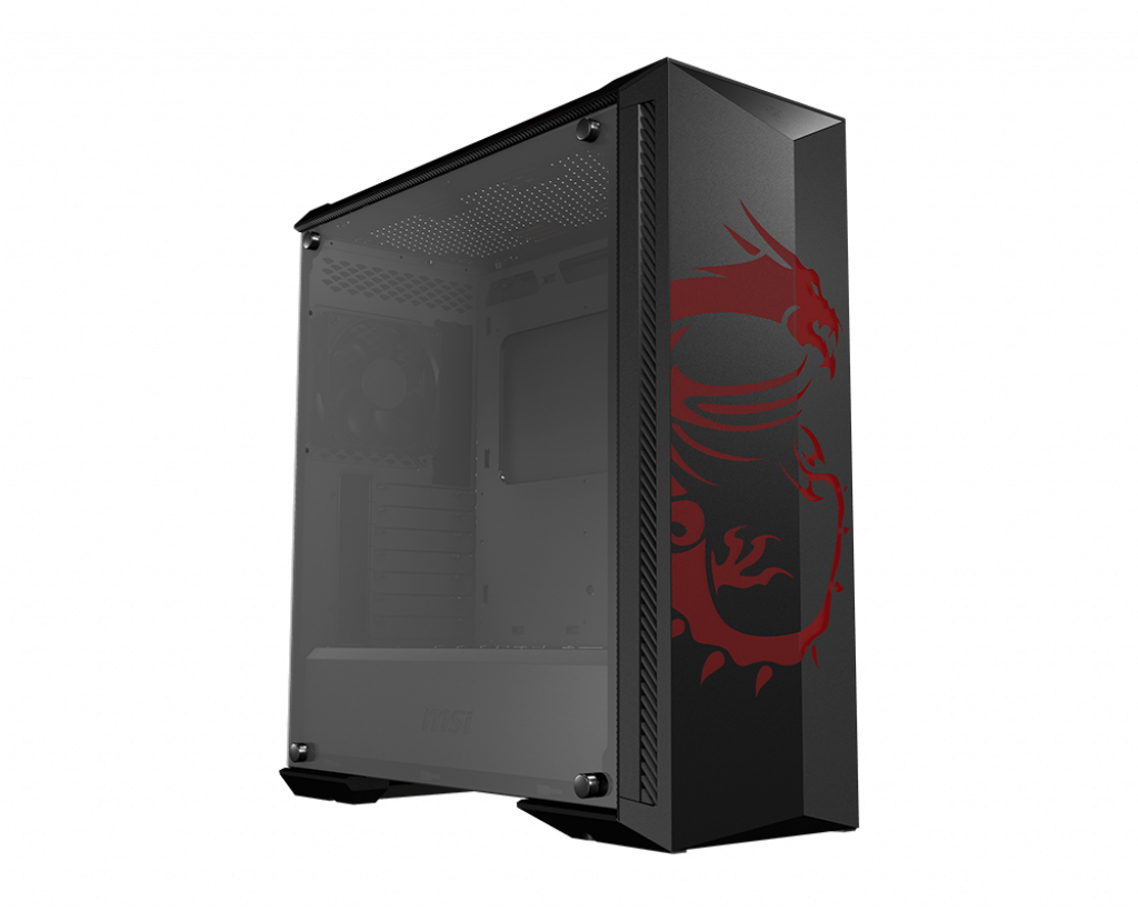 MSI MPG GUNGNIR 100D Mid Tower Gaming Computer Case 'Black Dragon Edition – image 2