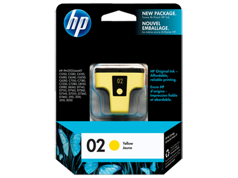 HP 02 Yellow