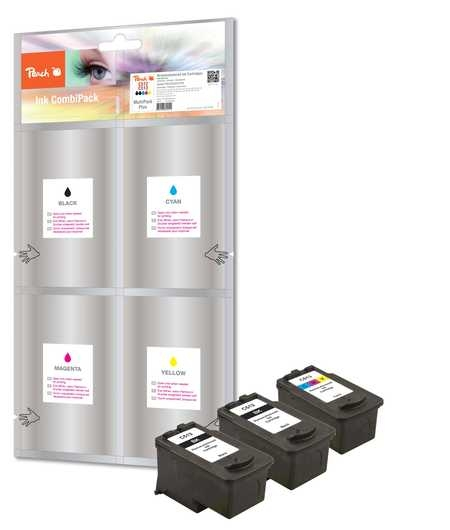 Peach PI100-238 ink cartridge Black, Cyan, Magenta, Yellow