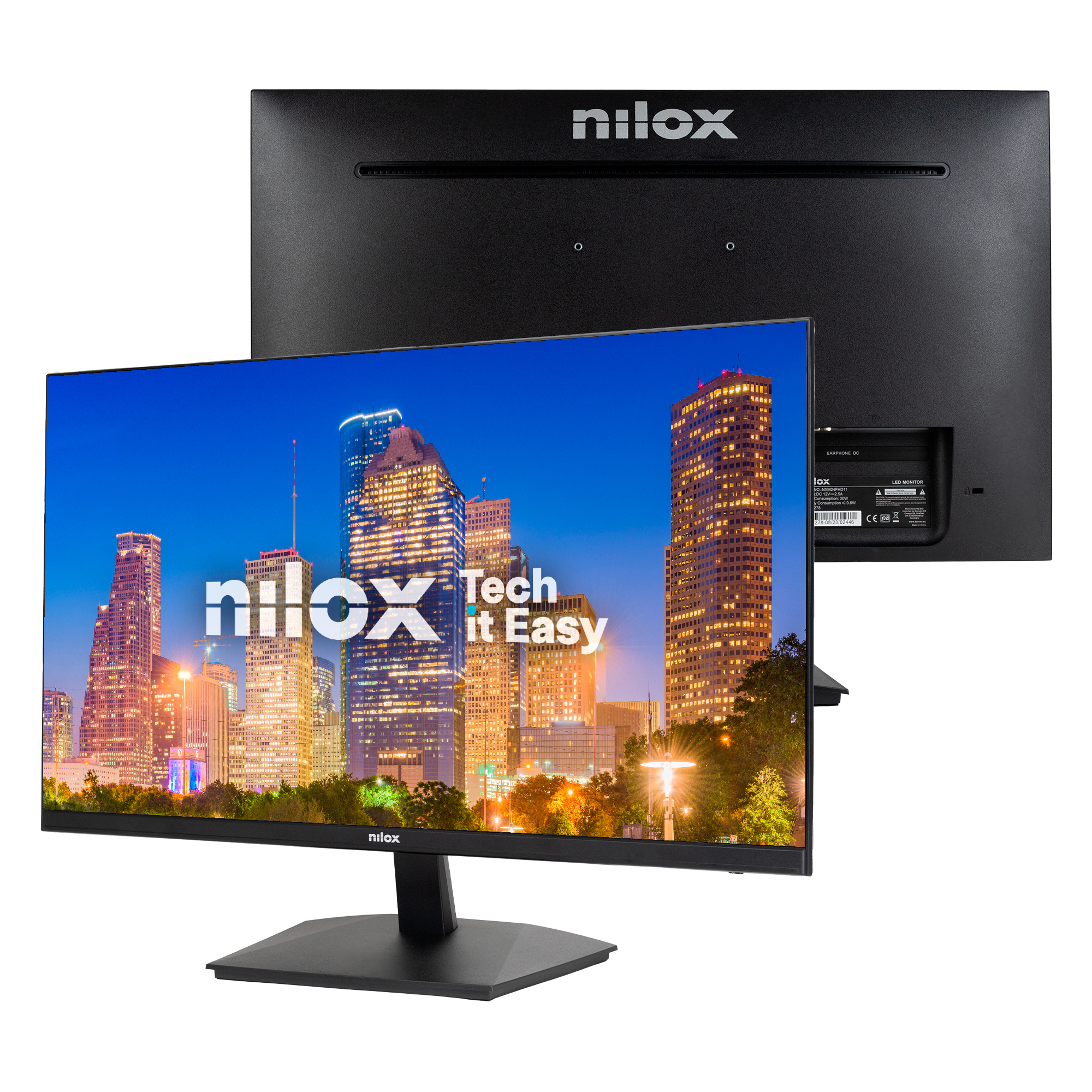 Nilox MONITOR 23.8" NXM24FHD11 LED FHD 75HZ 16:9 5MS HDMI/VGA – image 3