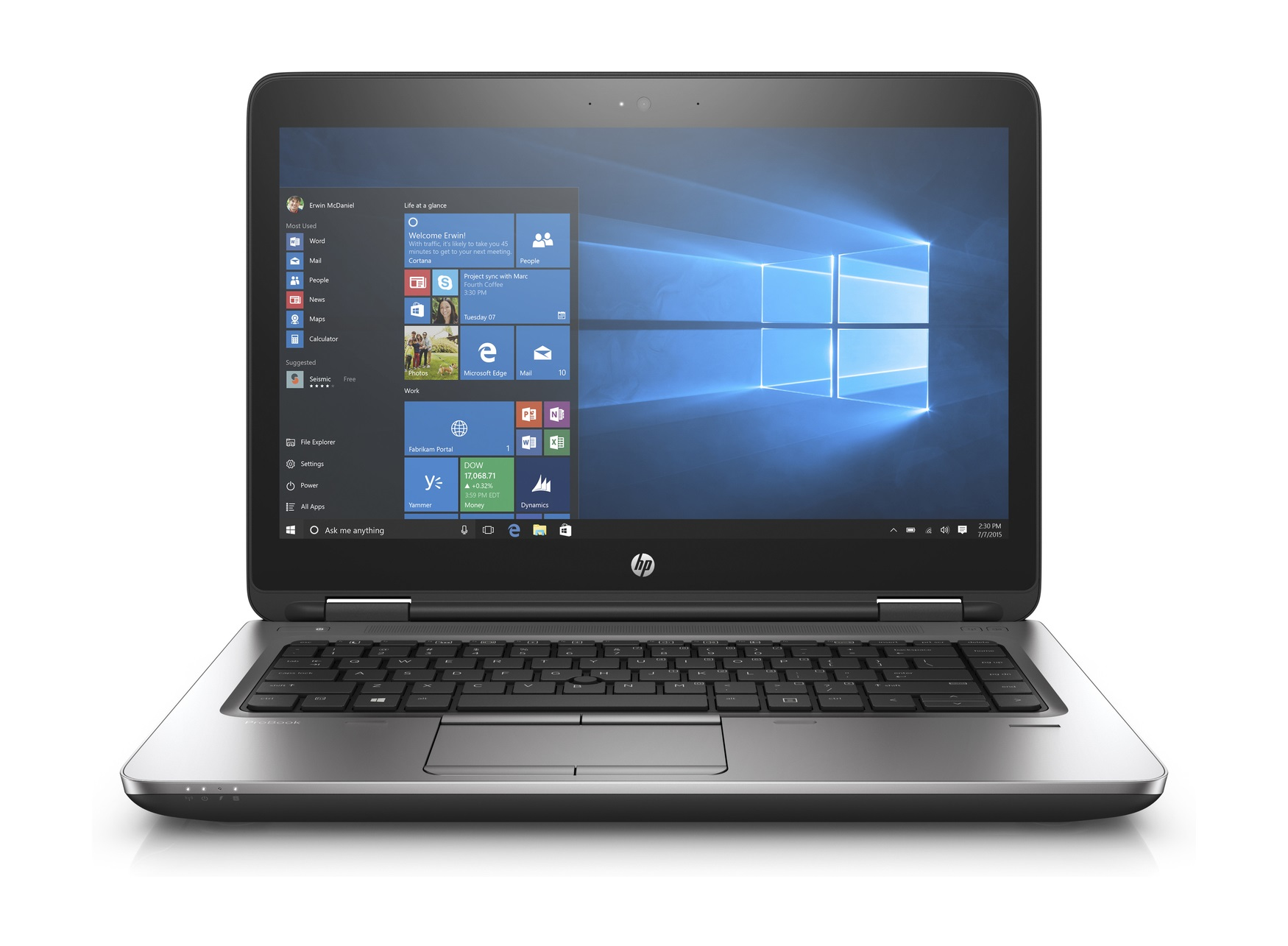 HP 640 G3 + UltraSlim Docking Station + 3 year NBD Onsite Hardware Support f/Notebooks – image 1