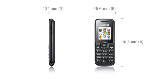 Samsung E1050 3.63 cm (1.43") 67 g Black – image 7