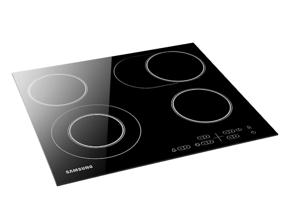 Samsung NZ64H25568K Black Built-in Ceramic hob 4 zone(s) – image 2