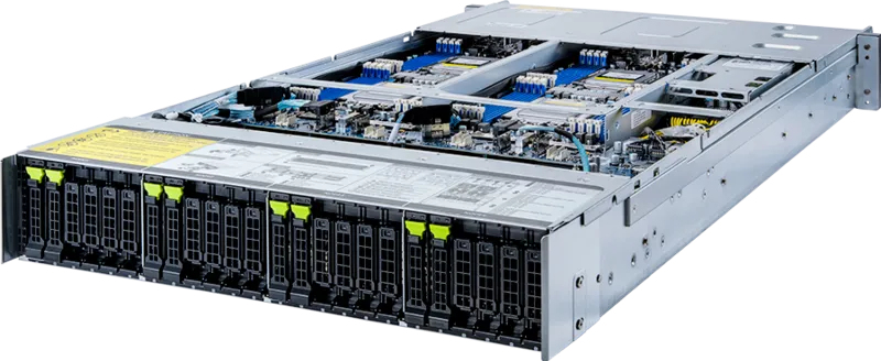 GIGABYTE H262-Z6B-ICU1 AMD SoC Socket SP3 Rack (2U) Black, Steel – image 2