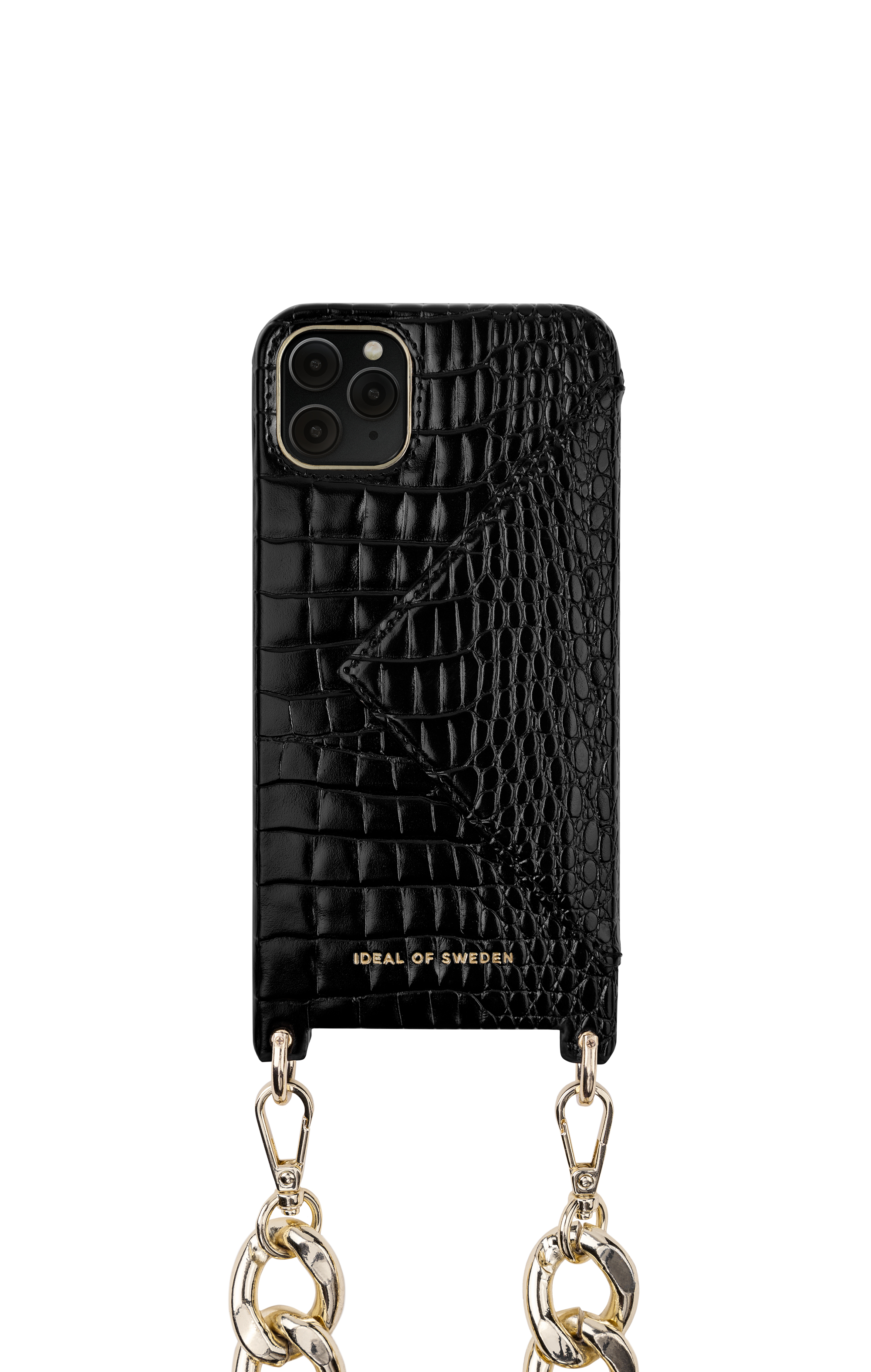 iDeal of Sweden Necklace Case iPhone 11PM/XSM Neo Noir Croco – image 3