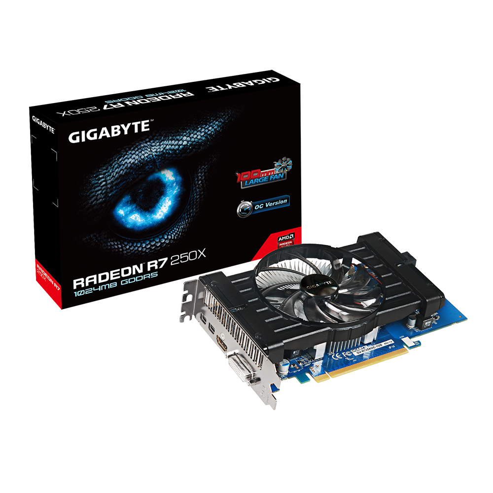 GIGABYTE GV-R725XOC-1GD graphics card AMD Radeon R7 250 – image 1