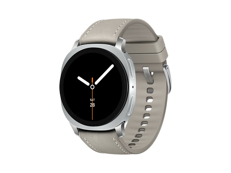 Samsung Galaxy Watch 8, LTE + Bluetooth, 40mm, Sport Band, White, S/M + Hybrid Band, Taupe – image 1