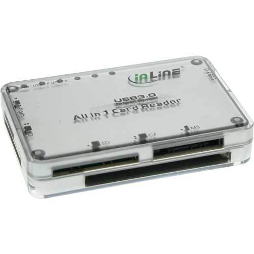 InLine 76631I card reader USB 3.2 Gen 1 (3.1 Gen 1) Silver