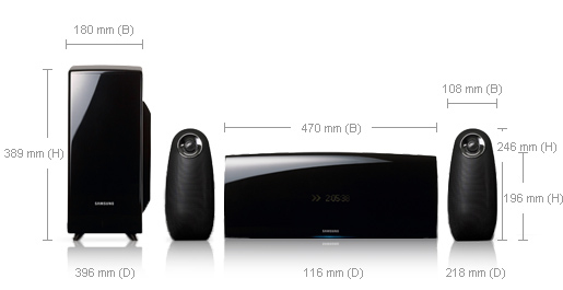 Samsung HT-A100C Crystal Home Cinema – image 2