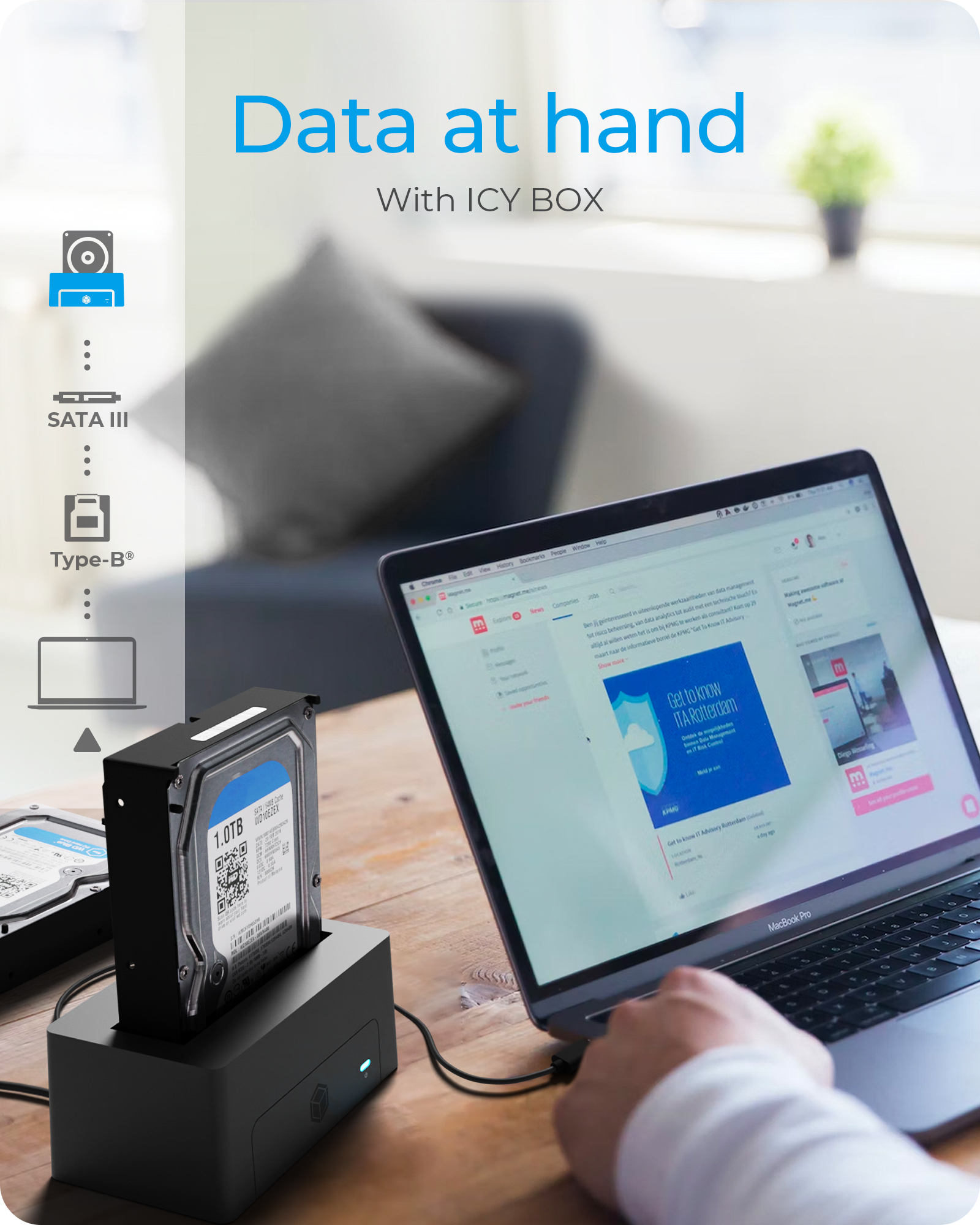 ICY BOX IB-1121-U3 USB 3.2 Gen 1 (3.1 Gen 1) Type-A Black – image 6