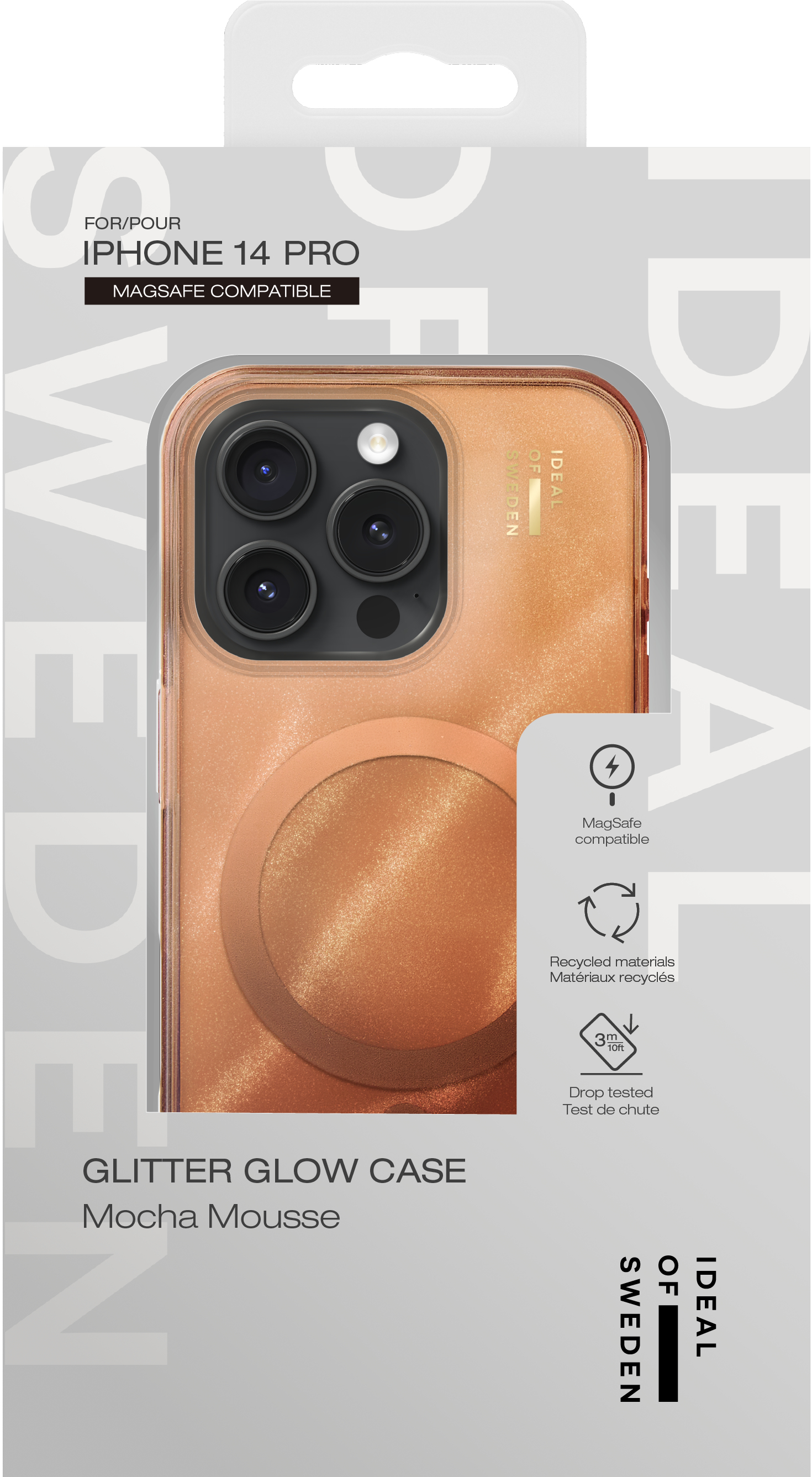 iDeal of Sweden Clear Case MagSafe iPhone 14 Pro Mocha Mousse – image 3
