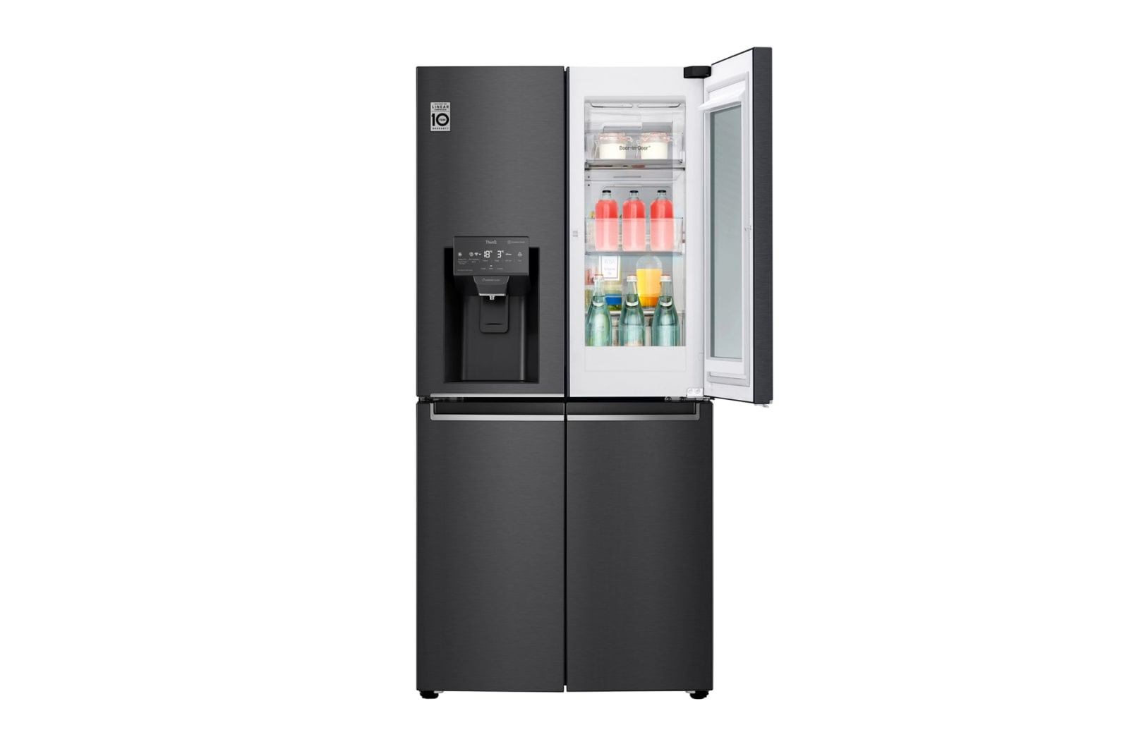 LG GMX844MCBF side-by-side refrigerator Freestanding – image 3