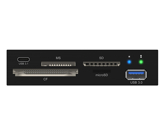 ICY BOX IB-865a card reader USB 3.2 Gen 1 (3.1 Gen 1) Internal Black – image 3