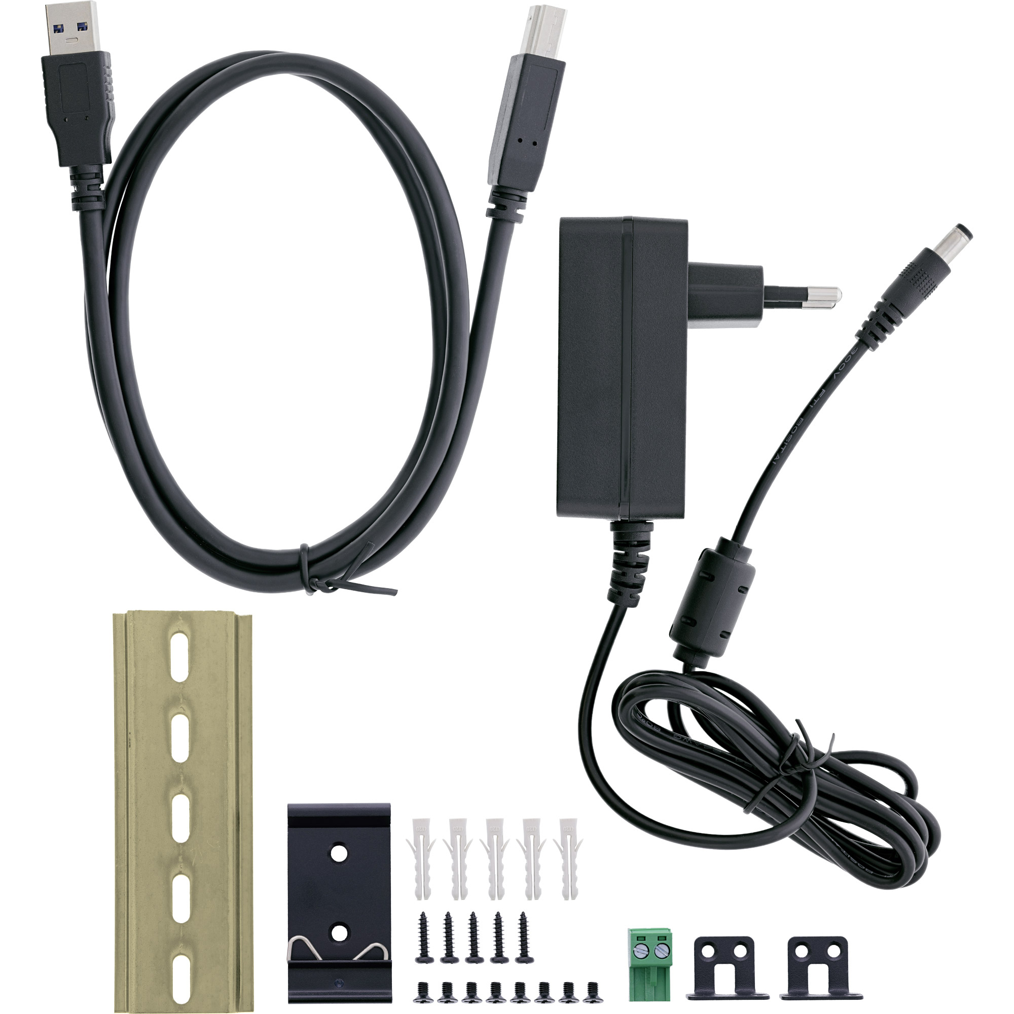 InLine 35396A interface hub USB 3.2 Gen 1 (3.1 Gen 1) Type-B 5000 Mbit/s Black – image 5