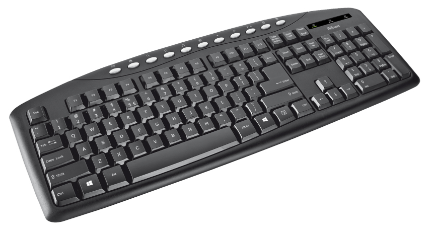 Trust 18951 keyboard USB German Black – image 1