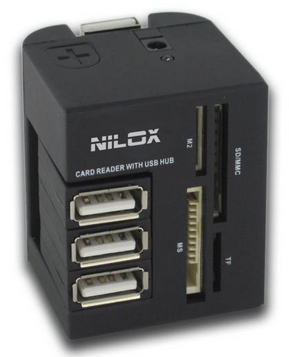 Nilox 10NXCRHU3P001 card reader USB 2.0