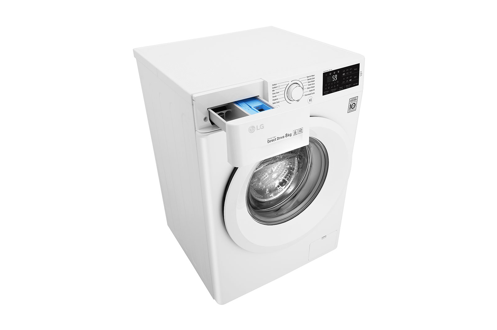 LG F84J5TN3W washing machine Front-load – image 9