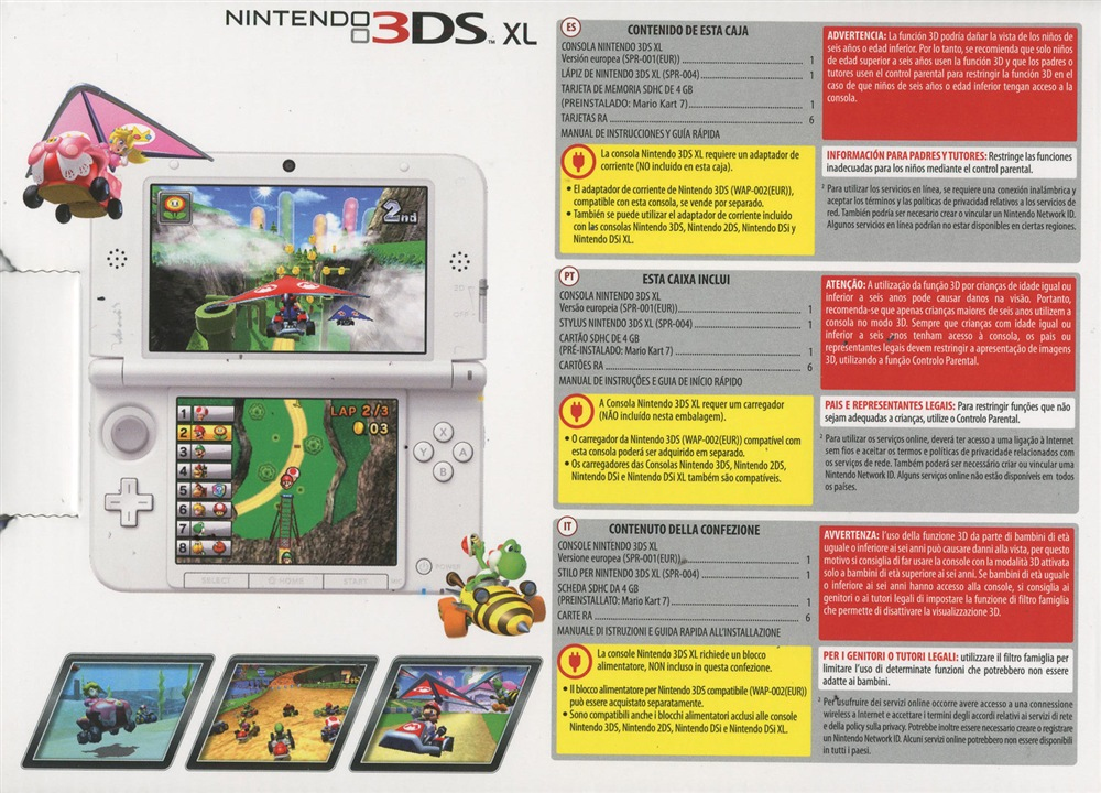 Nintendo Console 3ds Xl Bianca + Mario Kart 7 – image 2