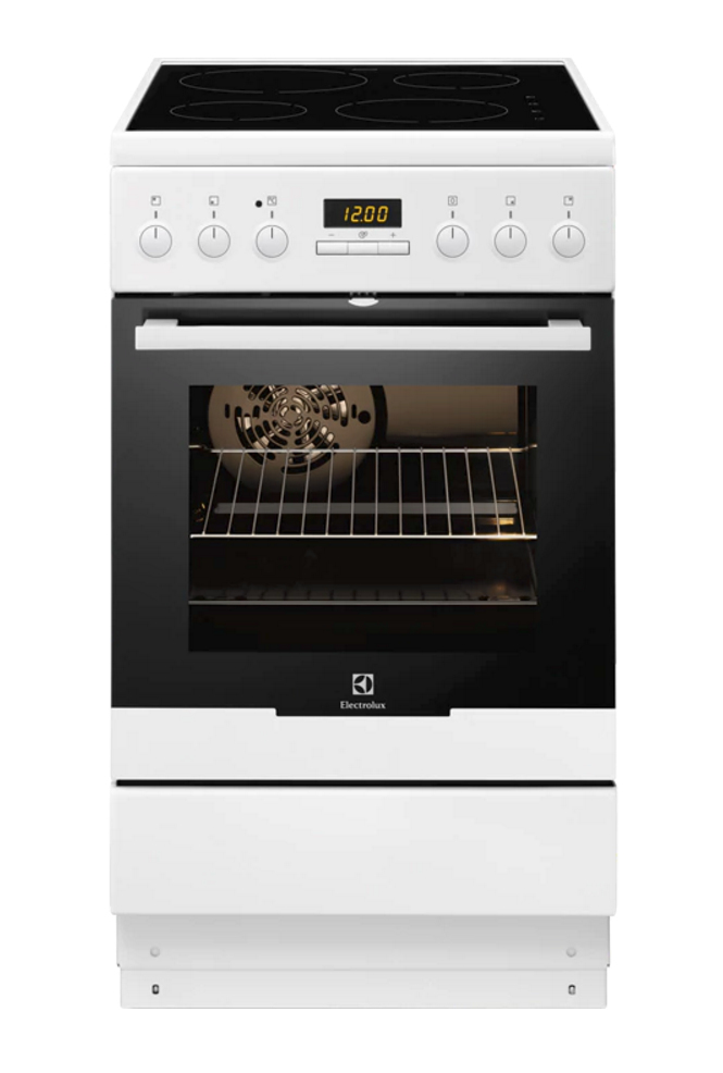 Electrolux EKI55551OW Freestanding cooker Electric Zone induction hob White