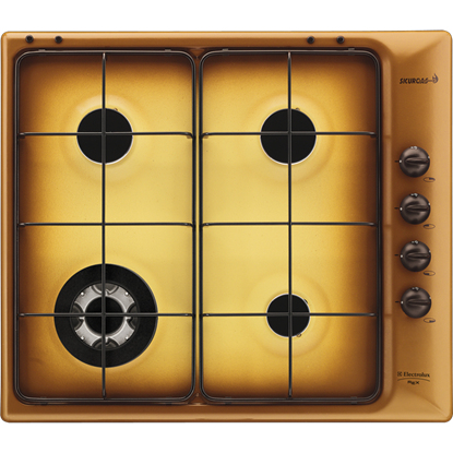 Electrolux PTL64UV hob Brown Built-in Gas 4 zone(s)