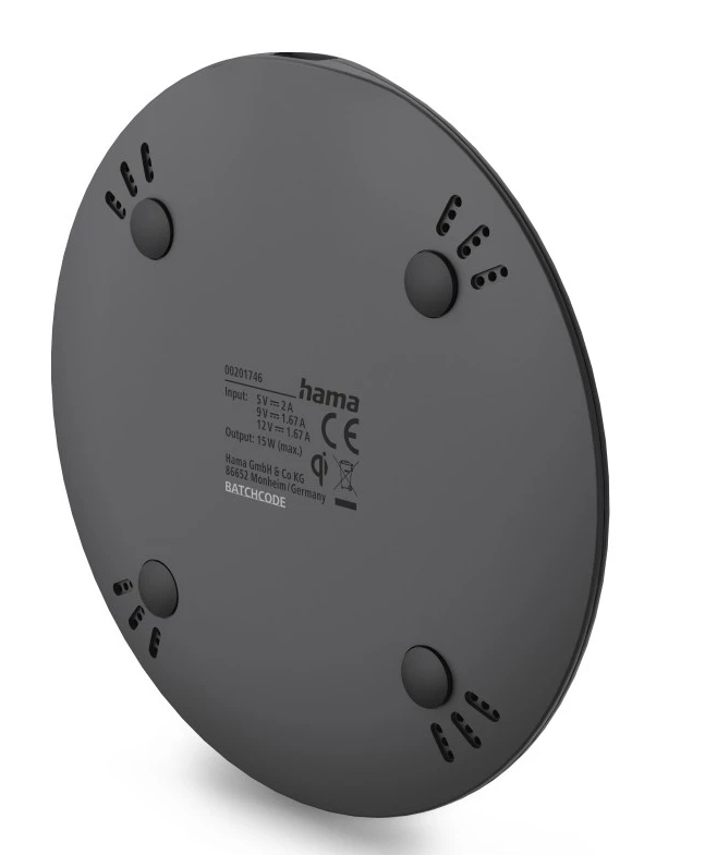 Hama 00201746 mobile device charger Smartphone Black AC Wireless charging Fast charging Indoor – image 2