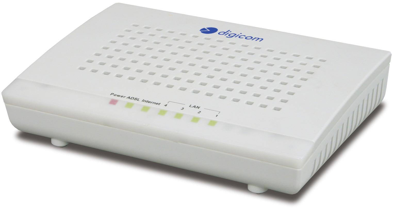 Digicom 8E4435 wired router Fast Ethernet White