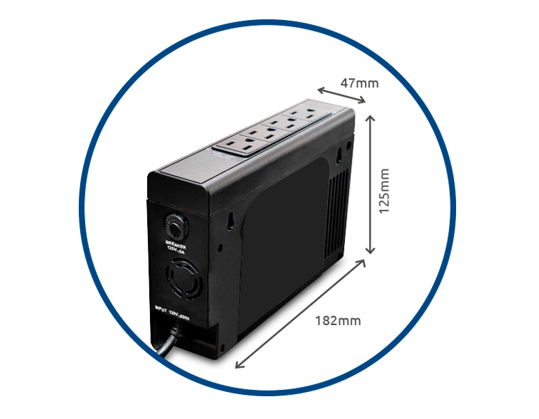 UPS CDP Li-504 - 500VA/250W - 4 Contactos - LI-504 UPS CDP Li-504 - 500VA/250W - 4 Contactos - LI-504