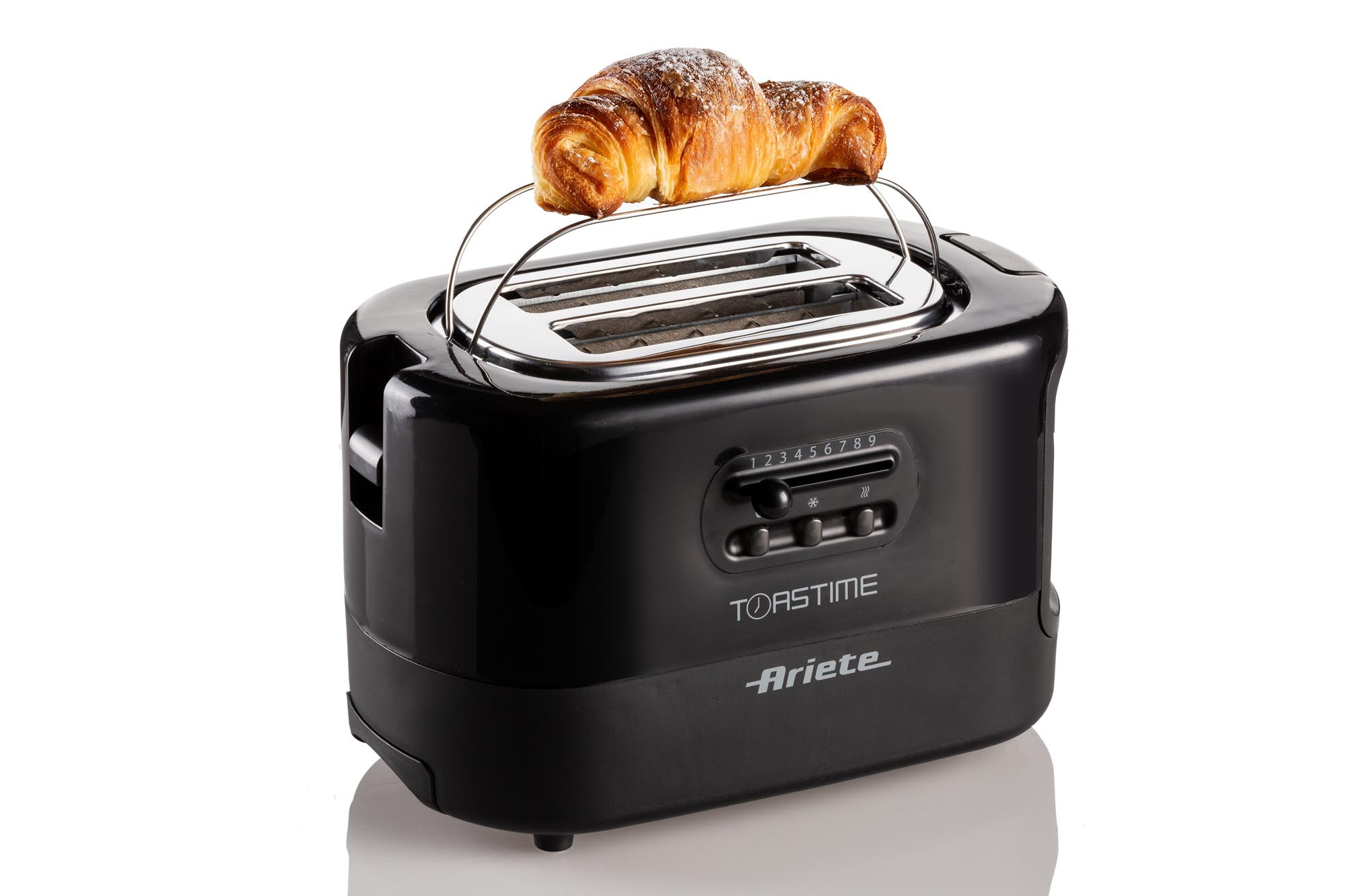 Ariete 159 Toastime - Toaster with Tongs for 2 slices of bread - 9 Degrees of Browning - 700 Watt - Black – image 3