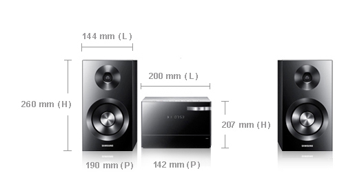 Samsung MM-D330 70 W Black – image 3