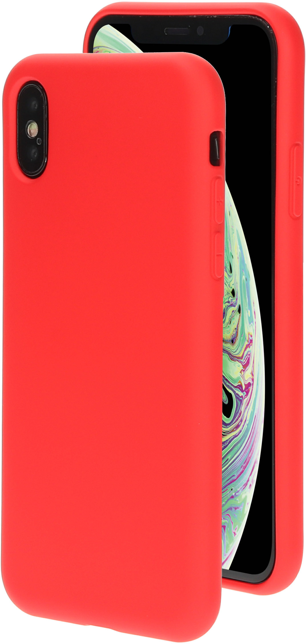 Mobiparts Silicone Cover Apple iPhone X/XS Scarlet Red