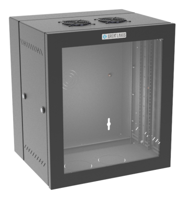 Vertiv GL2418WMP-B-AF rack cabinet 12U Wall mounted rack Black