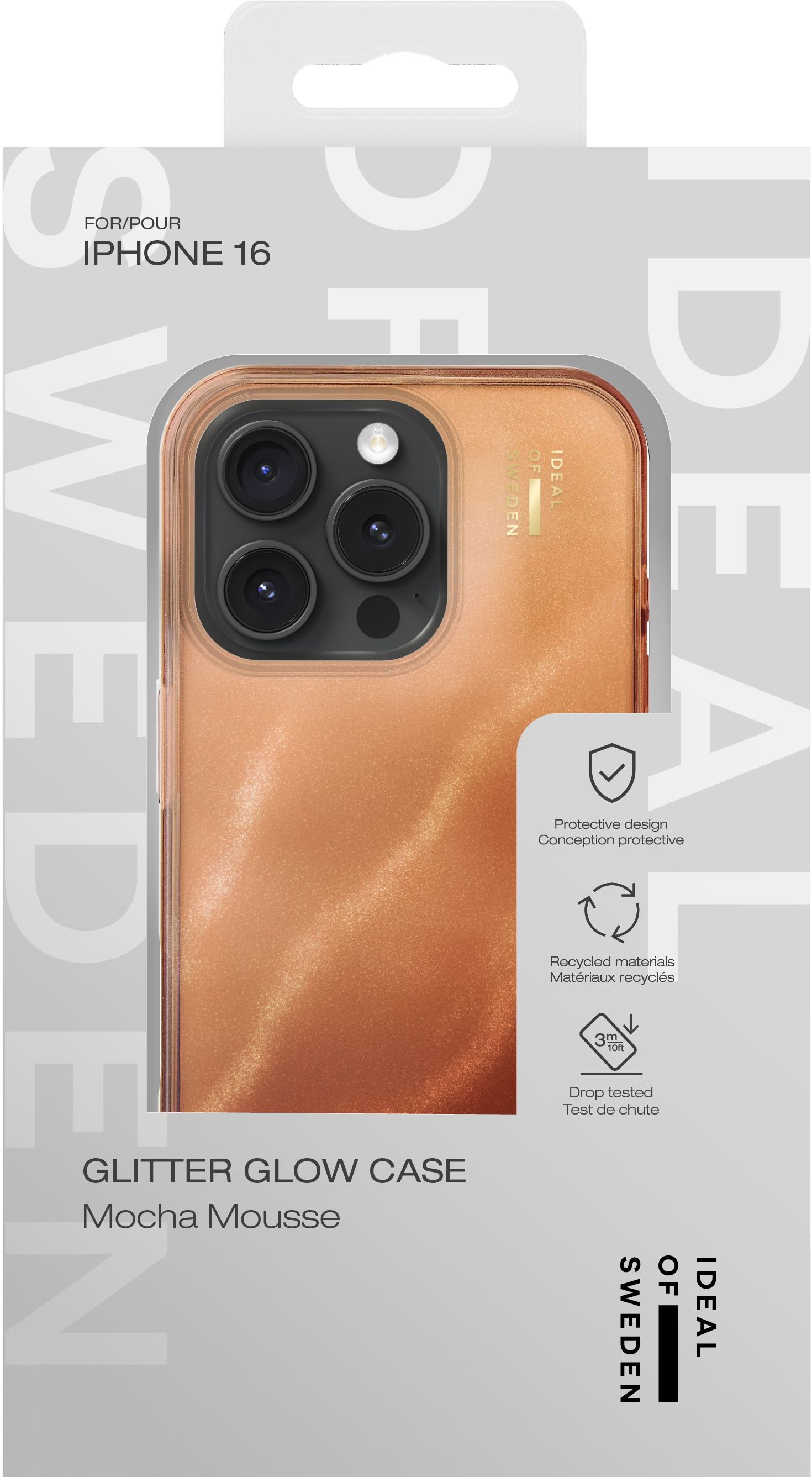 iDeal of Sweden Clear Case iPhone 16 Mocha Mousse – image 4