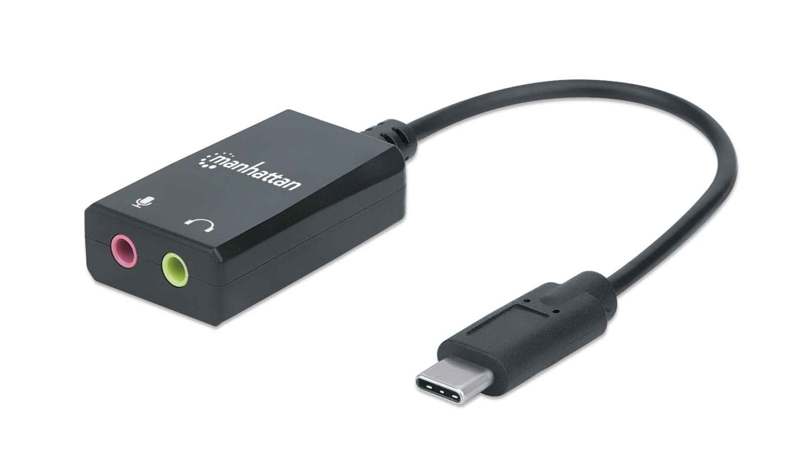 Manhattan USB-C Audio/Sound Adapter (Clearance Pricing), USB-C to – image 1
