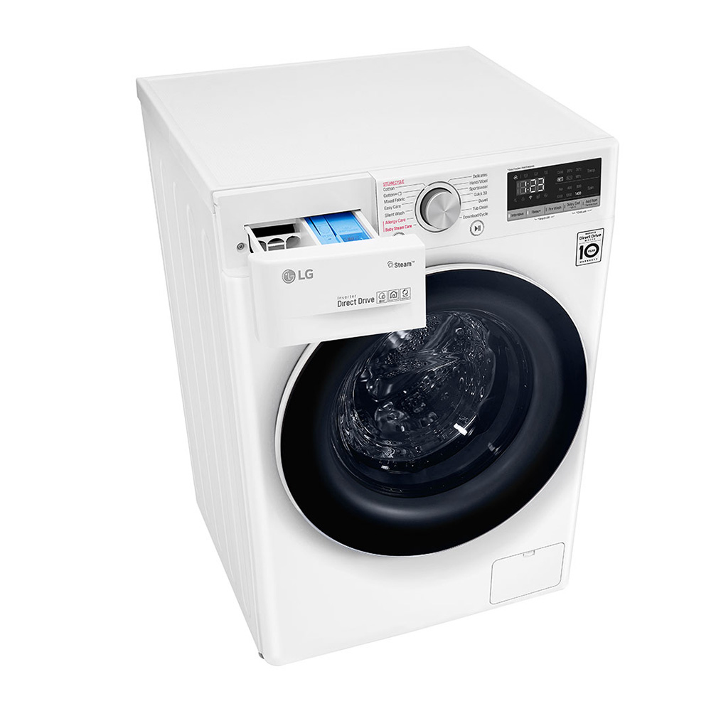 LG F4V5RGP0W washer dryer Freestanding Front-load White – image 9