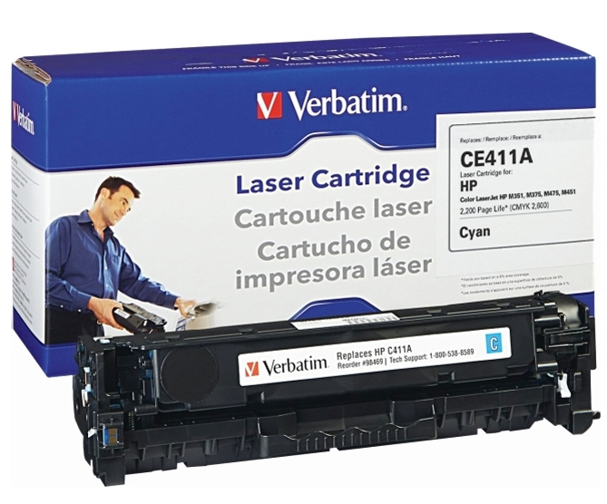 Verbatim 98469 toner cartridge 1 pc(s) Cyan