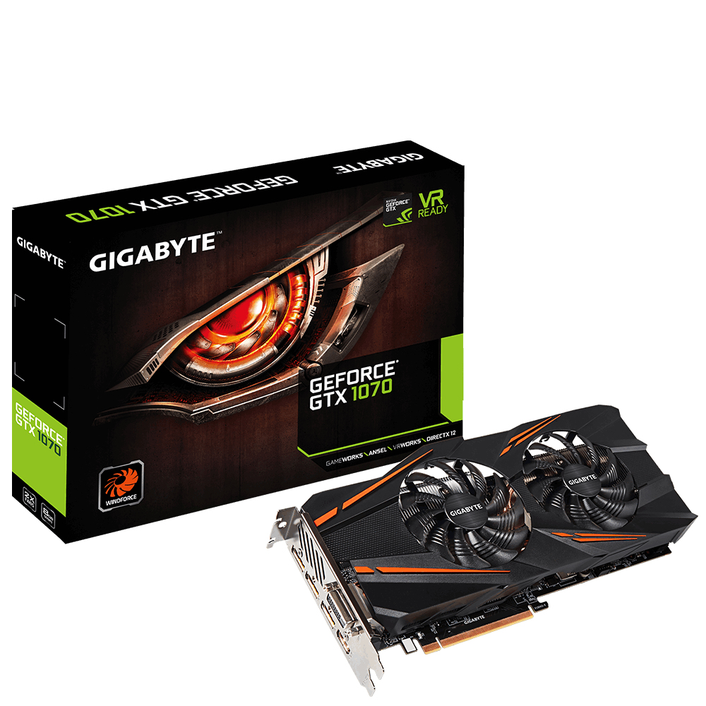 GIGABYTE GV-N1070WF2-8GD graphics card NVIDIA GeForce GTX 1070 – image 5