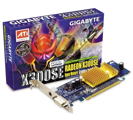 GIGABYTE Radeon X300SE 128MB DDR