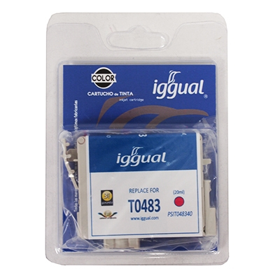 iggual PSIT048340 ink cartridge Magenta – image 1