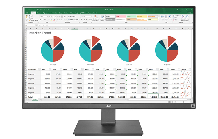 LG 27BK67U-B computer monitor – image 1