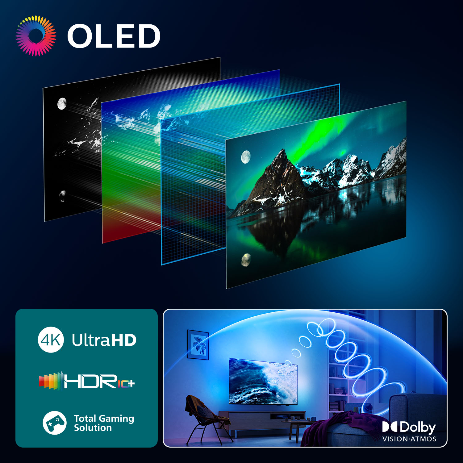 TV OLED Philips Ambilight 77OLED810 194 cm 2025 — photo 4
