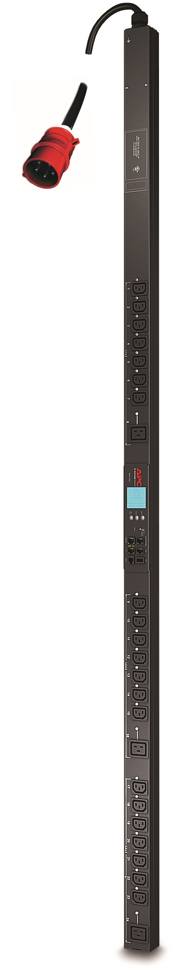 APC AP8981 power distribution unit (PDU) 24 AC outlet(s) 0U Black – image 1