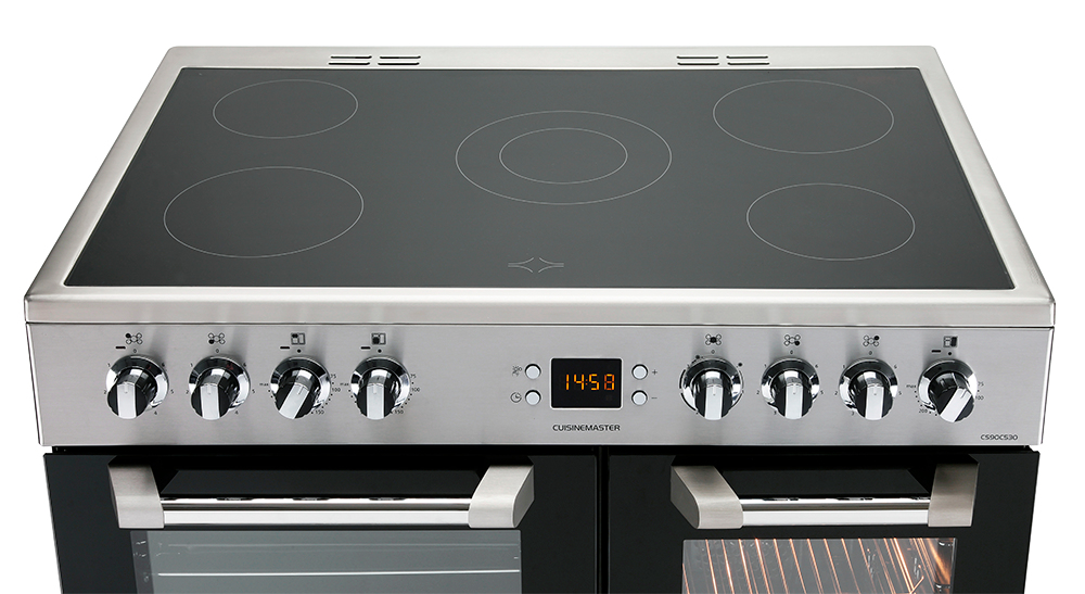 Leisure CS90C530X 90cm Electric Range Cooker with Three Ovens – image 3