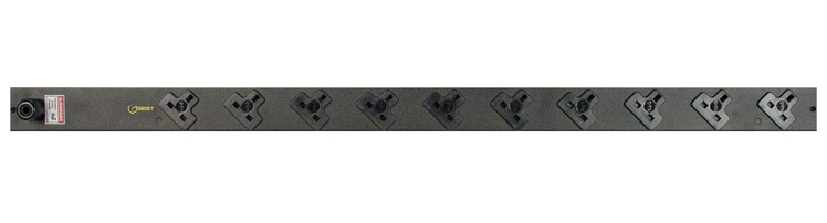 Vertiv EGXPAN102-103UKRPS6-IP44 power distribution unit (PDU) 10 AC outlet(s) Black