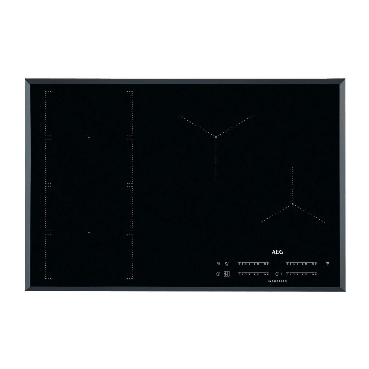 AEG IKE84473FB Black Built-in – image 1