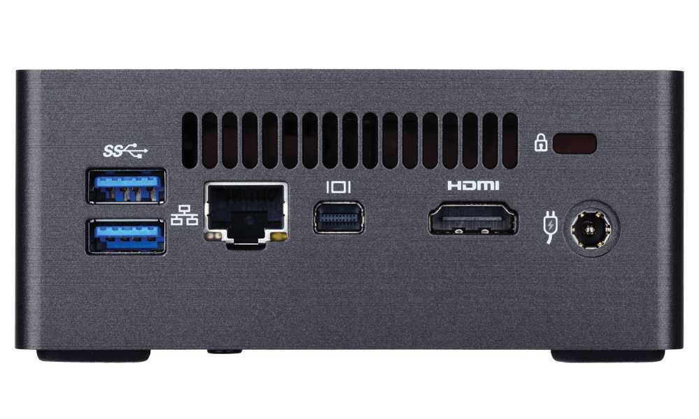 GIGABYTE GB-BSI3HAC-6100 PC/workstation barebone Black i3-6100U BGA 1356 – image 4