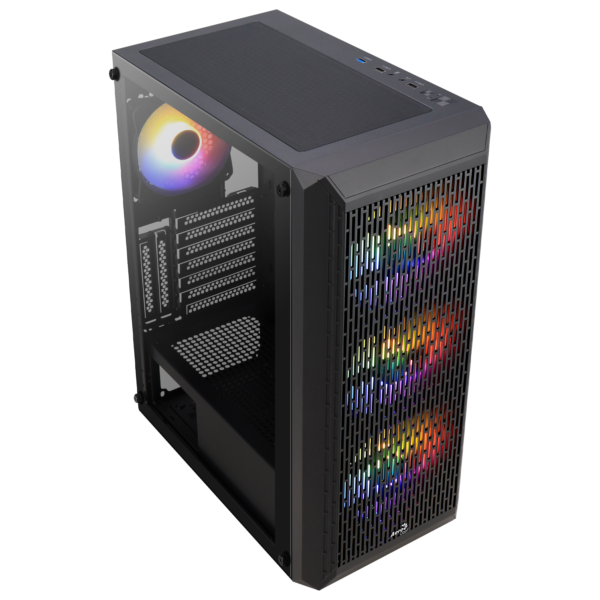 Aerocool BEAMBKV2 Gaming ATX Case 4 Fans – image 5