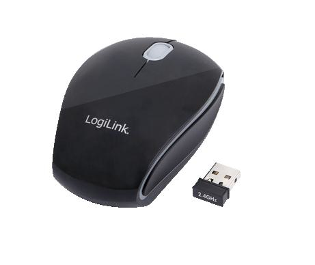 LogiLink ID0082 mouse Office Ambidextrous RF Wireless Optical 1000 DPI